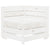 Garden 3-Seater Pallet Sofa Wood White