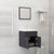 Bathroom Furniture Set Grey Engineered Wood