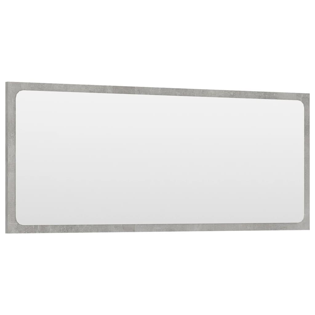 Bathroom Furniture Set Concrete Grey Engineered Wood