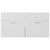 Bathroom Furniture Set White and Sonoma Oak Engineered Wood