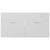 Bathroom Furniture Set High Gloss White Engineered Wood