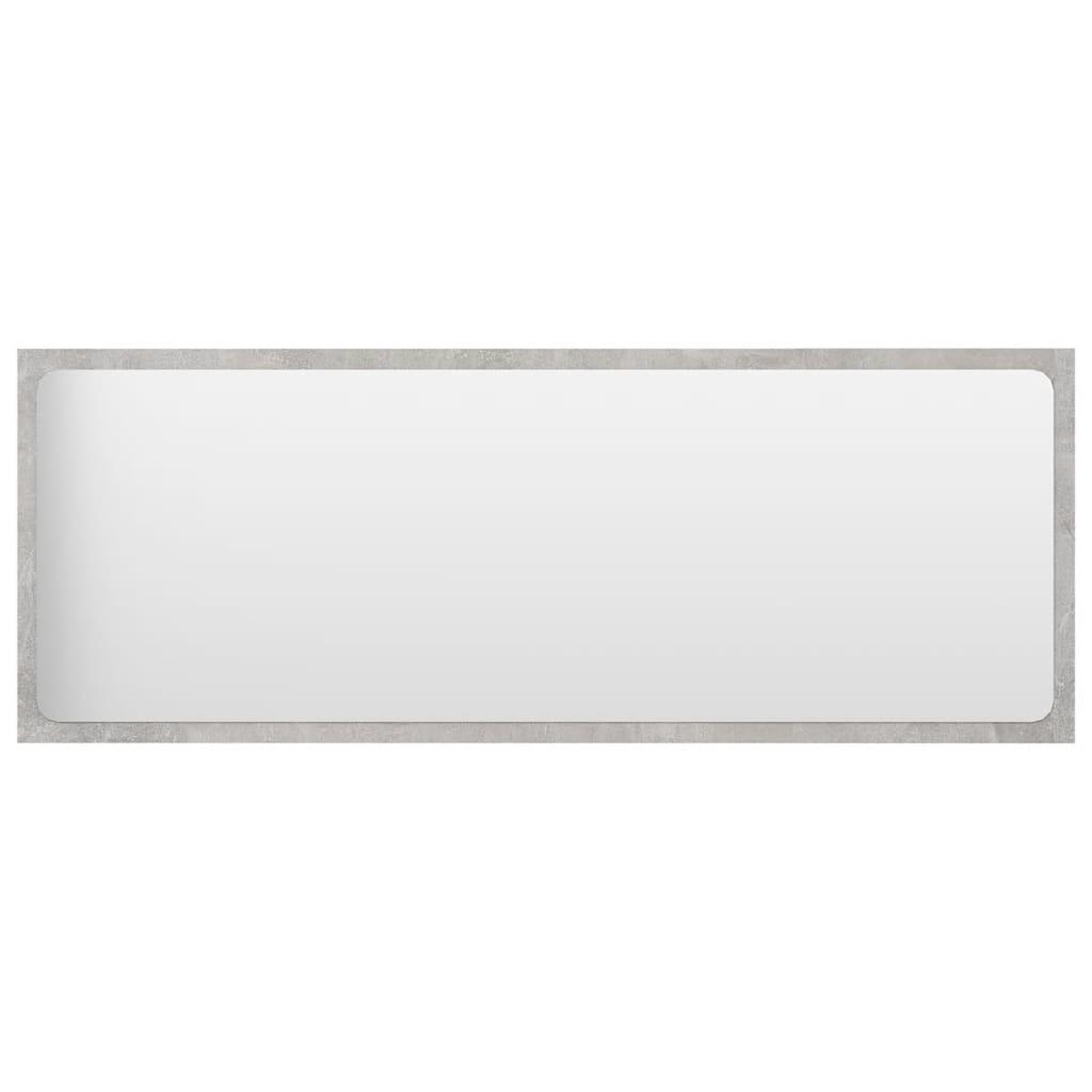 Bathroom Furniture Set Concrete Grey Engineered Wood