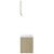 Bathroom Furniture Set White and Sonoma Oak Engineered Wood