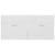 Bathroom Furniture Set High Gloss White Engineered Wood