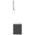 Bathroom Furniture Set High Gloss Grey Engineered Wood