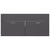 Bathroom Furniture Set High Gloss Grey Engineered Wood
