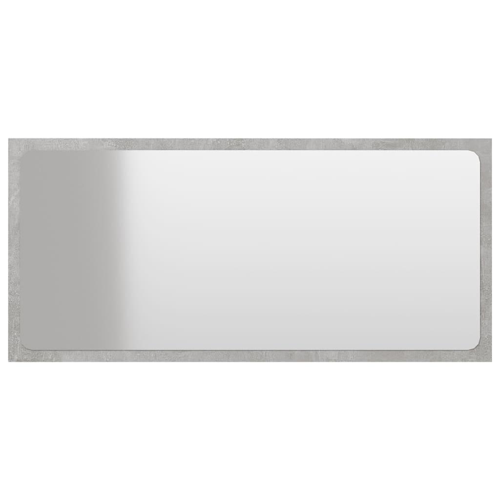 Bathroom Furniture Set Concrete Grey Engineered Wood