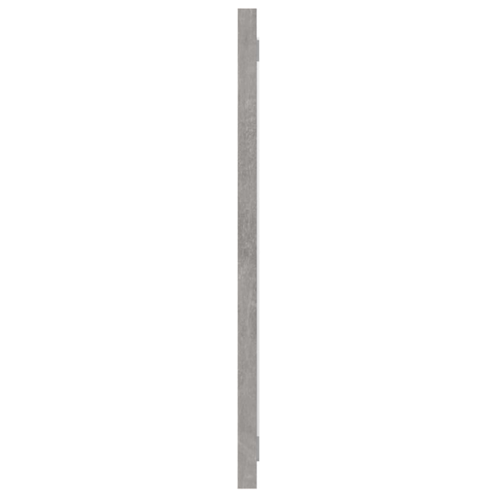 Bathroom Furniture Set Concrete Grey Engineered Wood