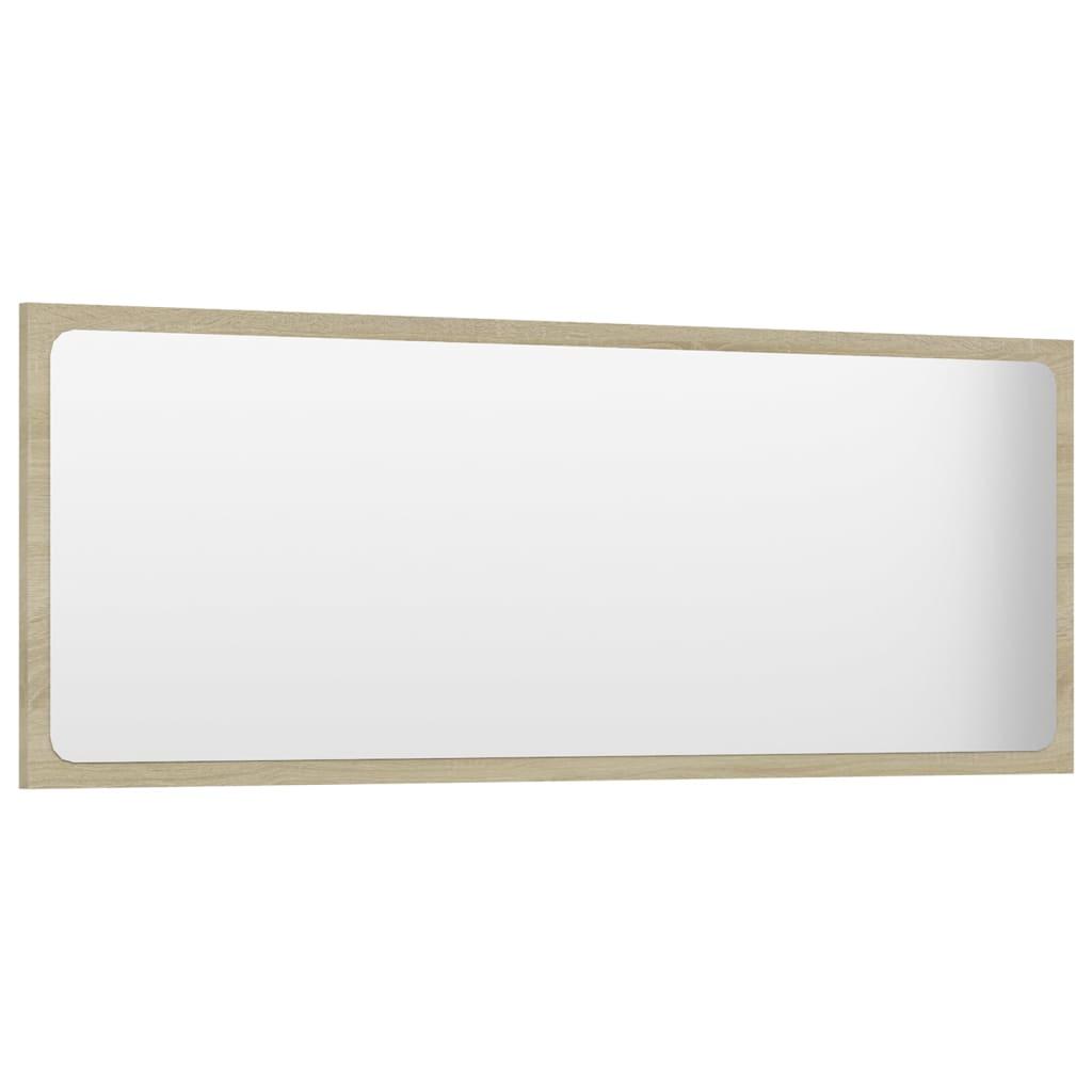 Bathroom Furniture Set Sonoma Oak Engineered Wood