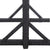 3 Piece Garden Dining Set Black