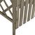 Pergola with Gate 116x40x204 cm Grey Solid Firwood