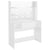 Makeup Table with LED Lights 100x40x135 cm MDF White