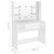Makeup Table with LED Lights 100x40x135 cm MDF White
