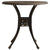3 Piece Bistro Set Cast Aluminium Bronze