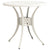 5 Piece Bistro Set Cast Aluminium White