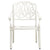 5 Piece Bistro Set Cast Aluminium White