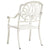 5 Piece Bistro Set Cast Aluminium White