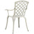 5 Piece Bistro Set Cast Aluminium White