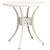 5 Piece Bistro Set Cast Aluminium White