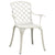 5 Piece Bistro Set Cast Aluminium White