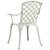 5 Piece Bistro Set Cast Aluminium White