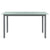 10 Piece Garden Dining Set Black and Silver