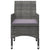 5 Piece Garden Dining Set Grey