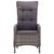 7 Piece Garden Dining Set Grey