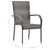 7 Piece Garden Dining Set Grey