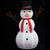 Decorative Christmas Snowman Figure with LED Luxury Fabric 90cm