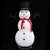 Decorative Christmas Snowman Figure LED Luxury Fabric 120cm