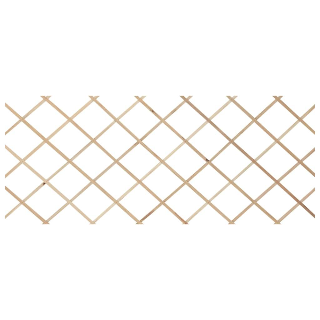 Trellis Fences 5 pcs Solid Firwood 180x80 cm