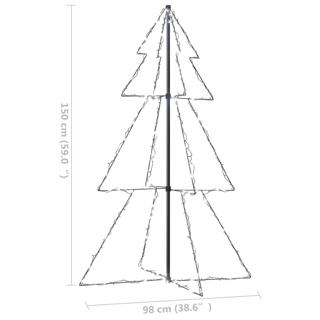 Christmas Cone Tree 200 LEDs Indoor and Outdoor 98x150 cm