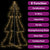 Christmas Cone Tree 240 LEDs Indoor and Outdoor 118x180 cm