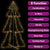 Christmas Cone Tree 300 LEDs Indoor and Outdoor 120x220 cm