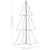 Christmas Cone Tree 300 LEDs Indoor and Outdoor 120x220 cm