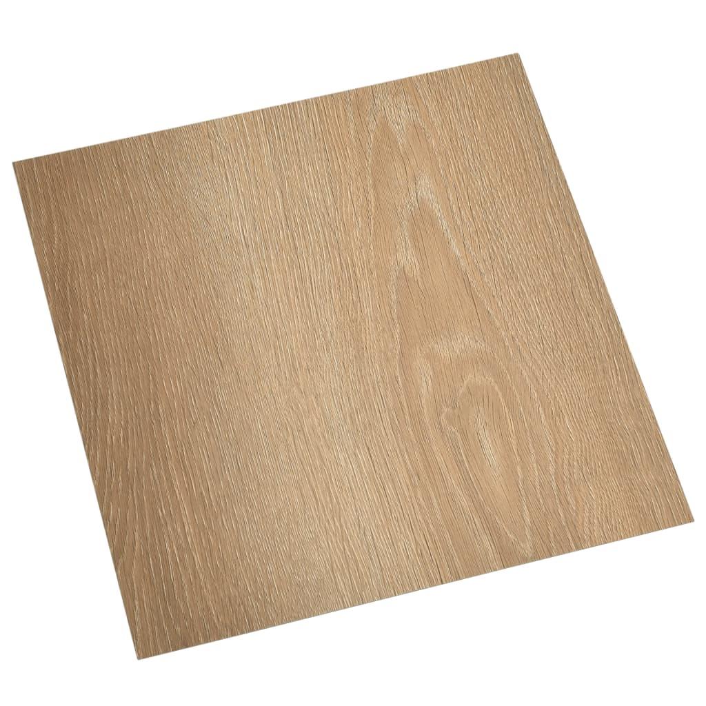 Self-adhesive Flooring Planks 20 pcs PVC 1.86 m² Brown