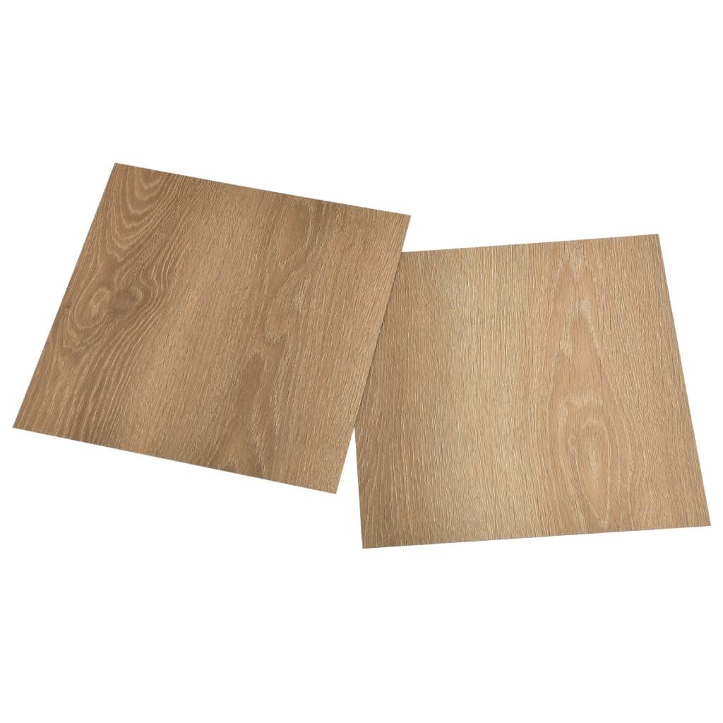 Self-adhesive Flooring Planks 20 pcs PVC 1.86 m² Brown