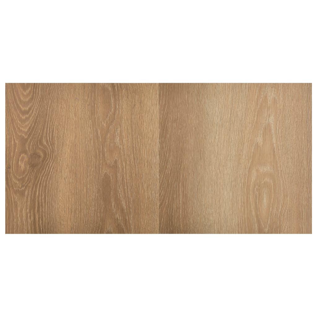 Self-adhesive Flooring Planks 20 pcs PVC 1.86 m² Brown
