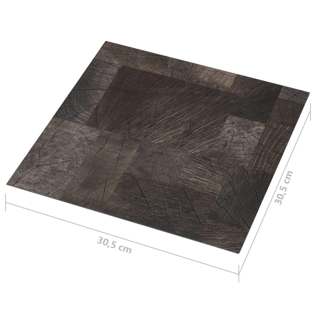 Self-adhesive Flooring Planks 20 pcs PVC 1.86 m² Wood Structure