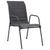 7 Piece Outdoor Dining Set Steel Anthracite