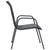 7 Piece Outdoor Dining Set Steel Anthracite
