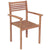 Stackable Garden Chairs 8 pcs Solid Teak Wood