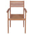 Stackable Garden Chairs 8 pcs Solid Teak Wood