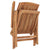 Reclining Garden Chairs 8 pcs Solid Teak Wood