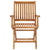 Folding Garden Chairs with Cushions 8 pcs Solid Teak Wood