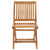 Folding Garden Chairs 8 pcs Solid Teak Wood