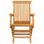 Garden Chairs with Beige Cushions 8 pcs Solid Teak Wood