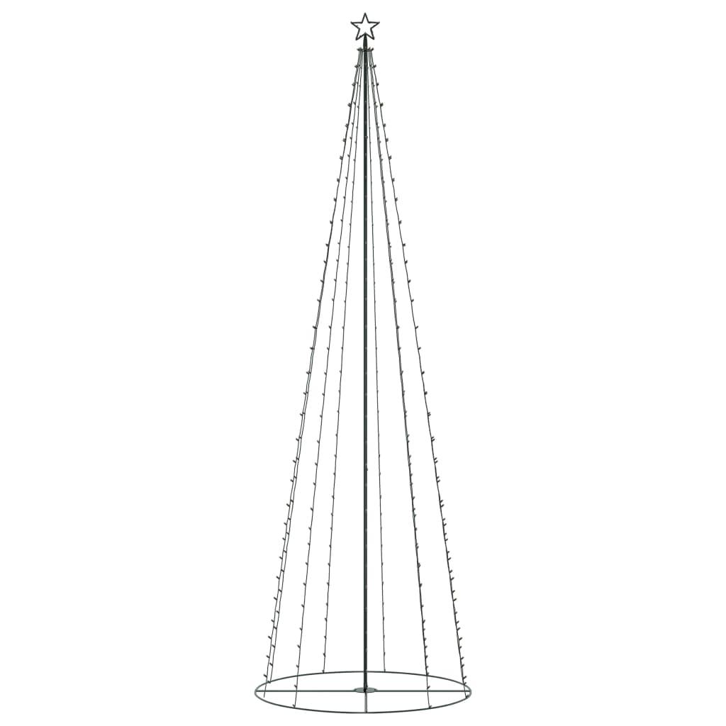 Christmas Cone Tree 330 Warm White LEDs Decoration 100x300 cm