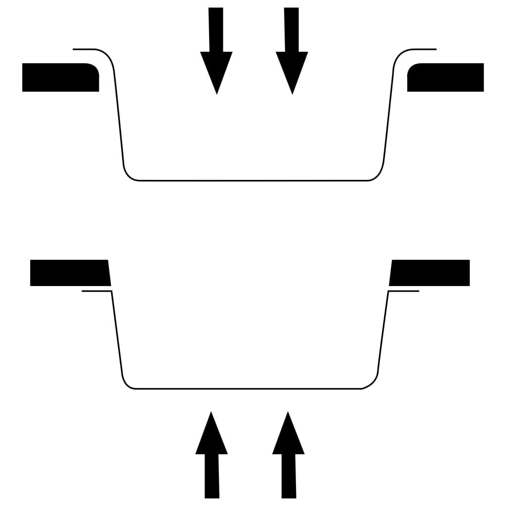 Kitchen Sink with Overflow Hole Black Granite